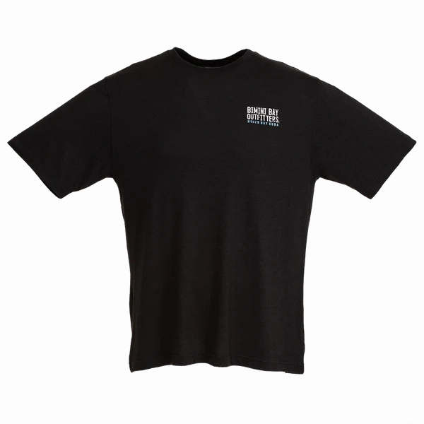 Bimini Bay Outfitters Short Sleeve Graphic Tee - Hells Bay Black
