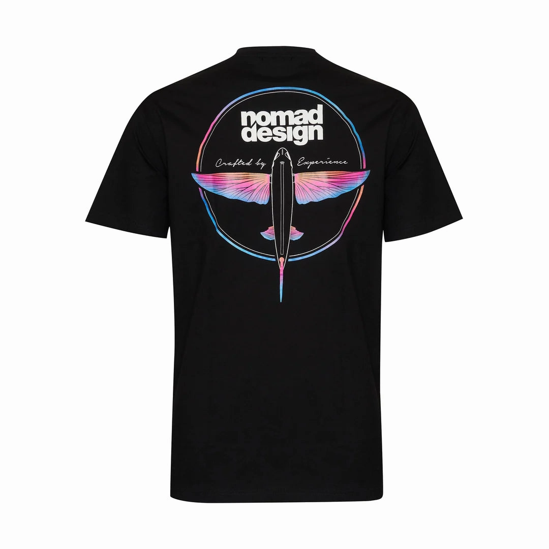 Nomad Design T-Shirt "Flyer" Black